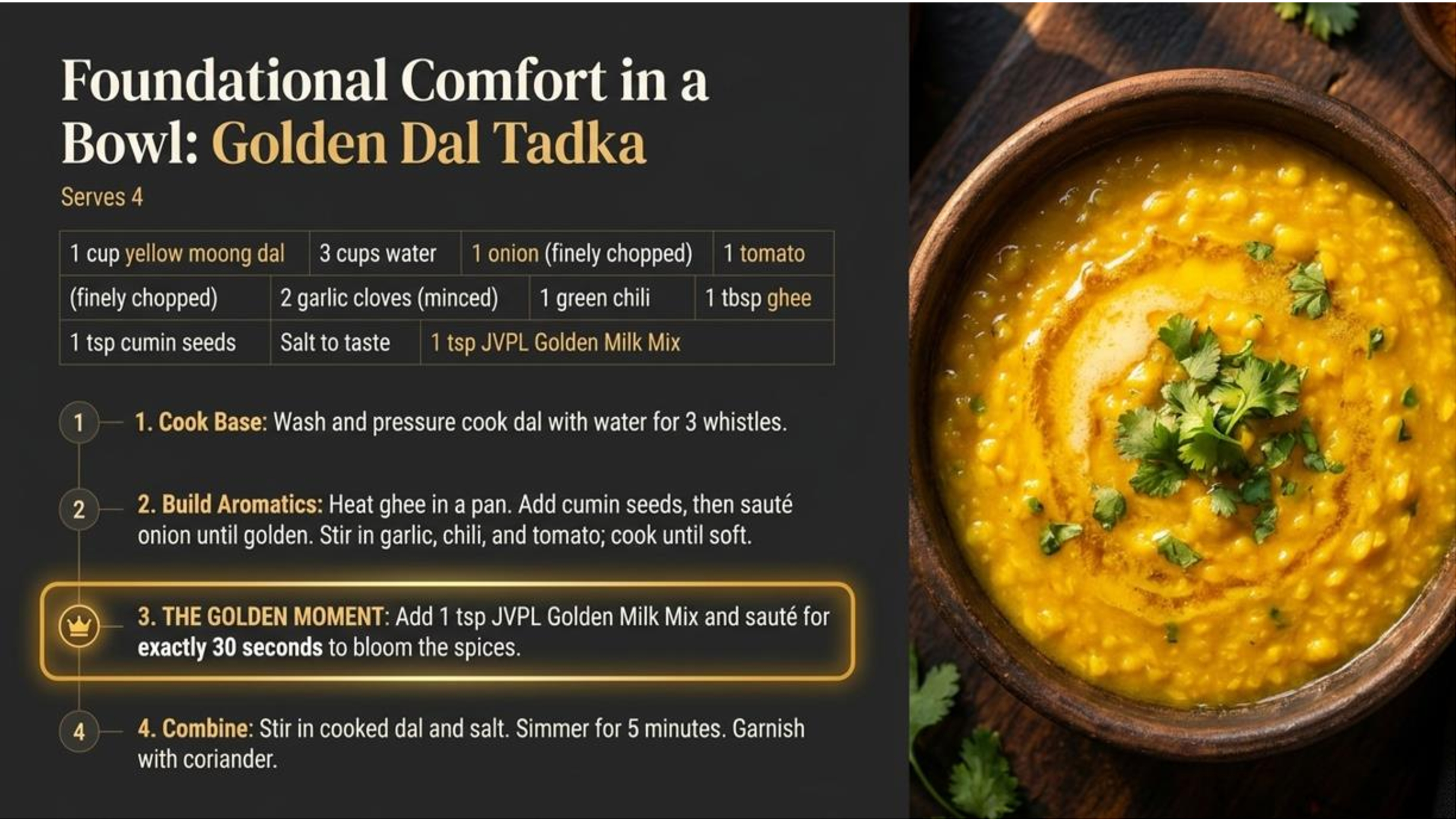 Turmeric Infused Aloo Gobi Vegetable dish